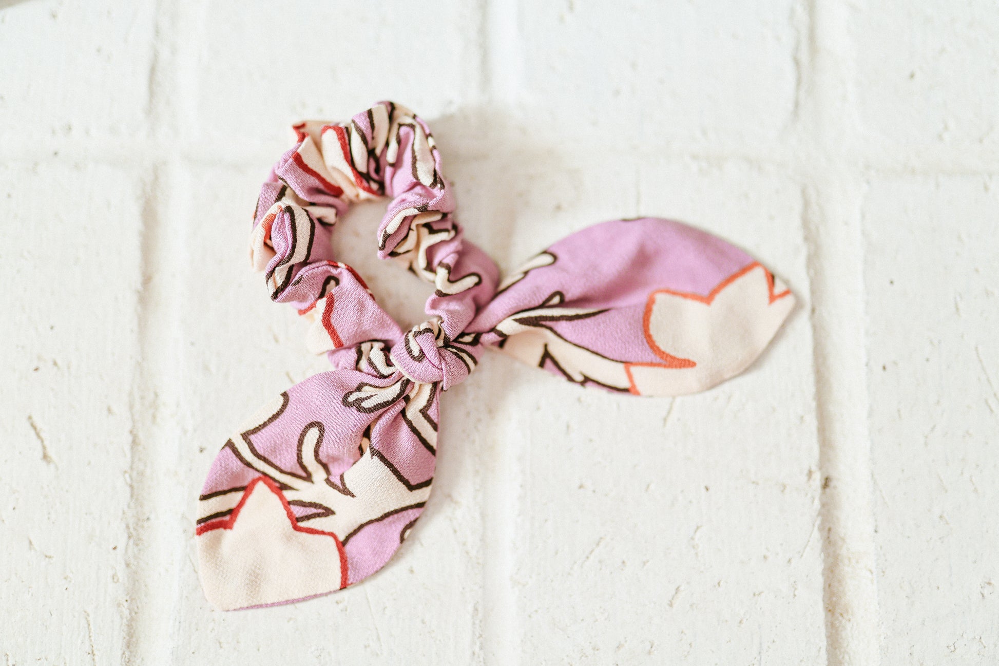 recycled purple floral